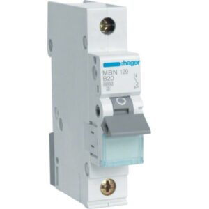 Siguranta automata 1P 20A 6KA curba B Hager MBN120