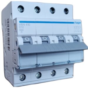 Siguranta automata 4P 10A 6kA curba B Hager MBN410