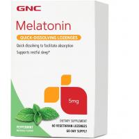 Melatonina 5mg aroma menta  60tbl GNC