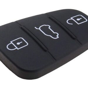 Membrana Cauciuc Butoane Cheie Auto 3 Butoane – Compatibila Hyundai i10, i20, i30, ix35, ix45, Elantra, Tucson, Santa Fe, Veloster, Solaris – Piesa de Schimb pentru Telecomanda