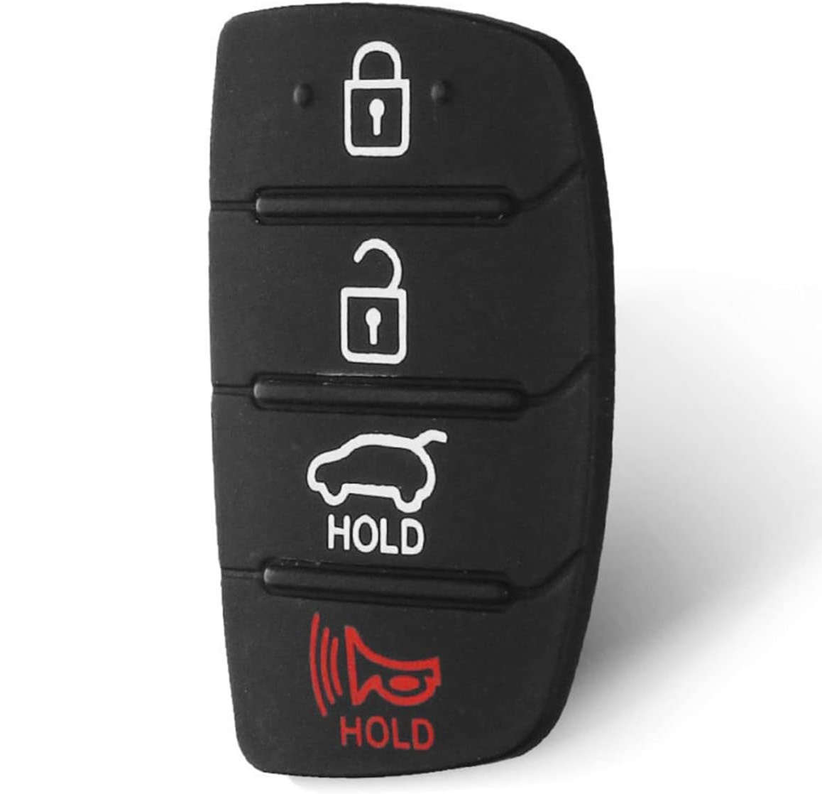 Membrana Cauciuc Butoane Cheie Auto 4 Butoane Compatibila Hyundai Tucson, Santa Fe, ix45, Sonata, i40 – Pad Inlocuire Taste Telecomanda