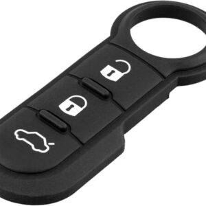 Membrana Cauciuc Butoane pentru Cheie Auto 3 butoane – Compatibila Fiat 500, Punto, Ducato, Doblo, Citroen Relay, Peugeot Boxer