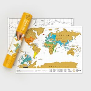 Mini Harta Lumii Răzuibilă - Luckies of London©