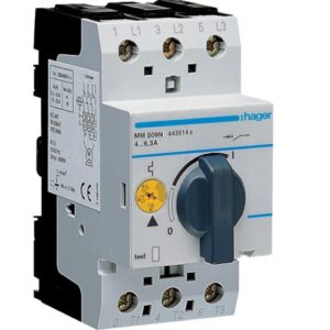 Disjunctor protectie motor 4-6.3A Hager MM509N