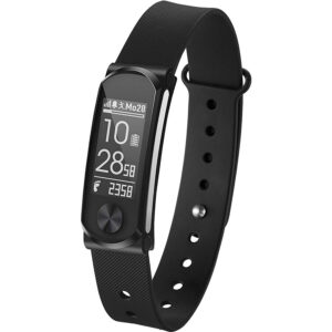 Bratara fitness MobileAction Q-Band Q-68HR, negru