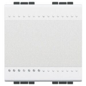 Intrerupator cap cruce 2 module Living Light Bticino N4004M2N, alb