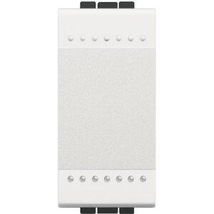 Buton prin apasare 1P NO 10A Living Light Bticino N4005A, alb