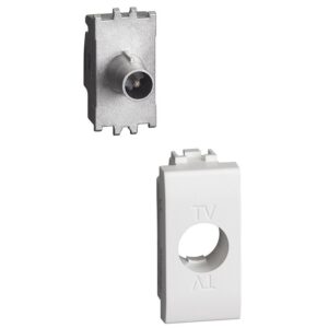 Priza tv directa 1 modul Bticino Living Light N4202DN, alb