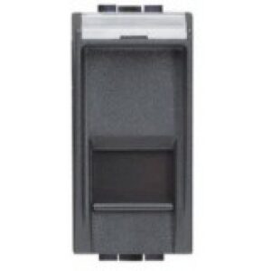 Priza RJ45 FTP CAT5E 1 modul Bticino Livingt Light L4279C5F, antracit