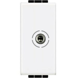 Priza audio-video jack 3.5 Living Light Bticino N4280, alb