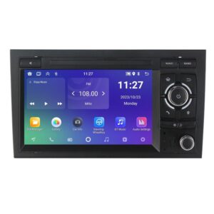 Navigatie dedicata cu Android Audi A4 (B6, B7) 2000 - 2008, 2GB RAM, Radio GPS Dual Zone, Display HD IPS 7" Touchscreen, Internet Wi-Fi, Bluetooth, MirrorLink, USB