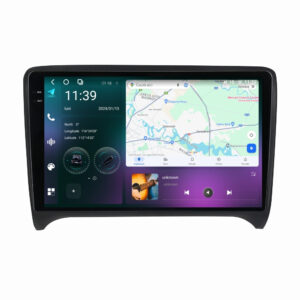 Navigatie dedicata cu Android Audi TT 2006 - 2015, 12GB RAM, Radio GPS Dual Zone, Display 2K QLED 9.5" Touchscreen, Internet Wi-Fi si slot SIM 4G, Bluetooth, MirrorLink, USB