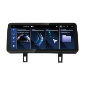 Navigatie dedicata cu Android BMW Seria 1 (E81 / E87) 2003 - 2013 fara navigatie originala, 6GB RAM, Radio GPS Dual Zone, Display QLED 12.3" Touchscreen, Internet Wi-Fi si slot SIM 4G, Bluetooth, MirrorLink, USB