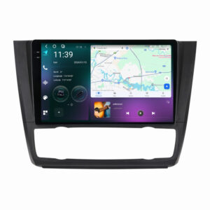 Navigatie dedicata cu Android BMW Seria 1 (E81 / E87) 2007 - 2013, clima automata, 12GB RAM, Radio GPS Dual Zone, Display 2K QLED 9.5" Touchscreen, Internet Wi-Fi si slot SIM 4G, Bluetooth, MirrorLink, USB