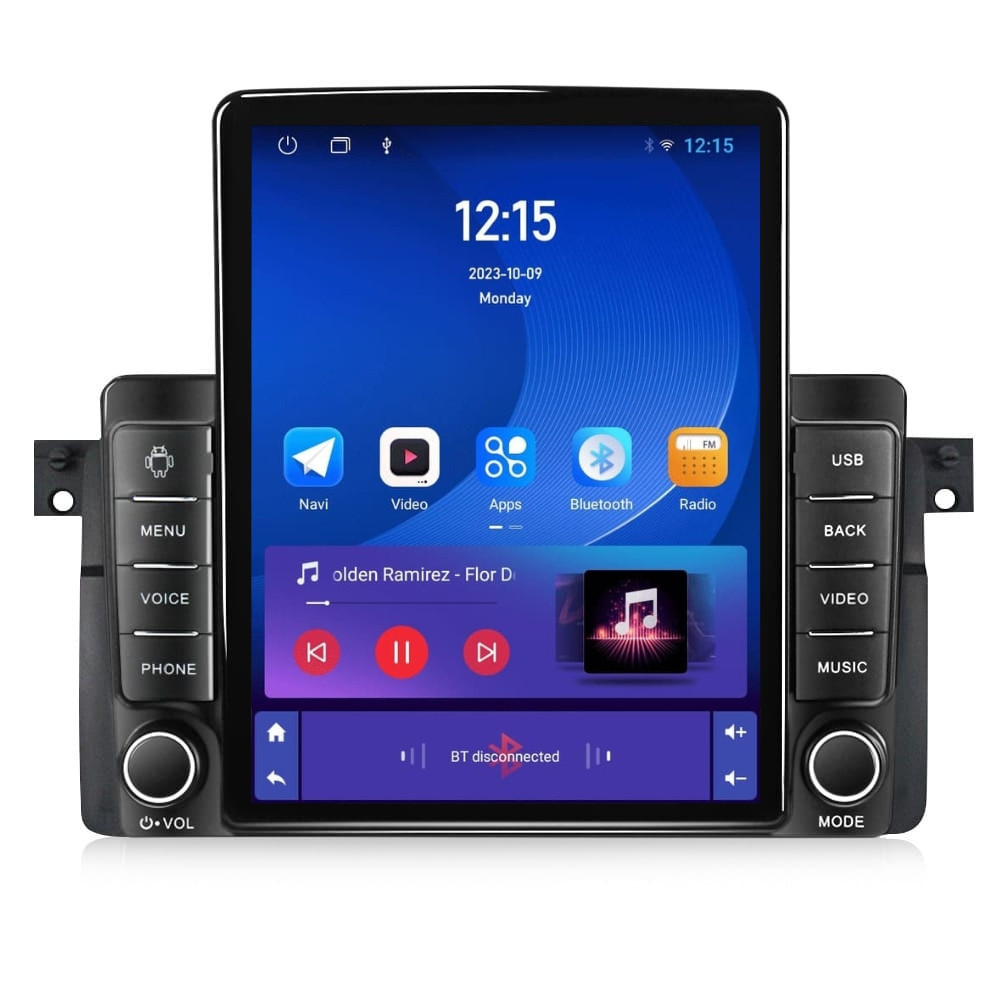 Navigatie dedicata cu Android BMW Seria 3 (E46) 1997 - 2005, 1GB RAM, Radio GPS Dual Zone, Touchscreen IPS 9.7" HD tip Tesla, Internet Wi-Fi, Bluetooth, MirrorLink, USB