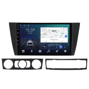 Navigatie dedicata cu Android BMW Seria 3 (E90) 2004 - 2013, 2GB RAM, Radio GPS Dual Zone, Display HD QLED 9" Touchscreen, Internet Wi-Fi si slot SIM 4G, Bluetooth, MirrorLink, USB