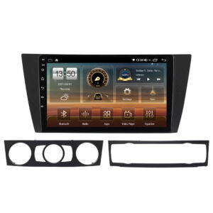 Navigatie dedicata cu Android BMW Seria 3 (E90) 2004 - 2013, 6GB RAM, Radio GPS Dual Zone, Display HD QLED 9" Touchscreen, Internet Wi-Fi si slot SIM 4G, Bluetooth, MirrorLink, USB