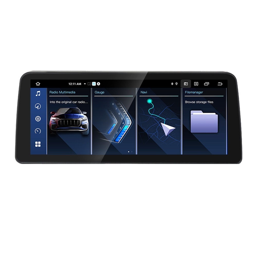 Navigatie dedicata cu Android BMW Seria 3 (E90) 2004 - 2013 fara navigatie originala, 6GB RAM, Radio GPS Dual Zone, Display QLED 12.3" Touchscreen, Internet Wi-Fi si slot SIM 4G, Bluetooth, MirrorLink, USB