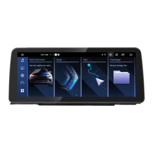 Navigatie dedicata cu Android BMW Seria 3 (F30) 2012 - 2016 cu navigatie NBT, 6GB RAM, Radio GPS Dual Zone, Display QLED 12.3" Touchscreen, Internet Wi-Fi si slot SIM 4G, Bluetooth, MirrorLink, USB