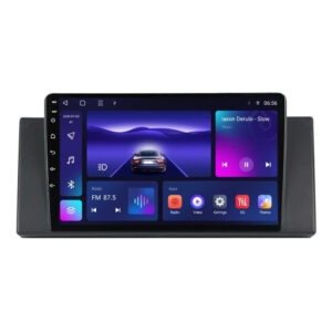 Navigatie dedicata cu Android BMW Seria 5 (E39) 1995 - 2003, 3GB RAM, Radio GPS Dual Zone, Display HD QLED 9" Touchscreen, Internet Wi-Fi si slot SIM 4G, Bluetooth, MirrorLink, USB