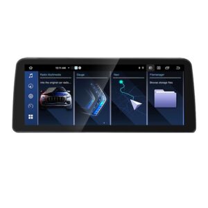 Navigatie dedicata cu Android BMW Seria 5 (E60) 2004 - 2008 cu navigatie CCC, 6GB RAM, Radio GPS Dual Zone, Display QLED 12.3" Touchscreen, Internet Wi-Fi si slot SIM 4G, Bluetooth, MirrorLink, USB