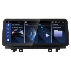 Navigatie dedicata cu Android BMW X1 (F48) 2015 - 2016 cu navigatie NBT, 6GB RAM, Radio GPS Dual Zone, Display QLED 12.3" Touchscreen, Internet Wi-Fi si slot SIM 4G, Bluetooth, MirrorLink, USB