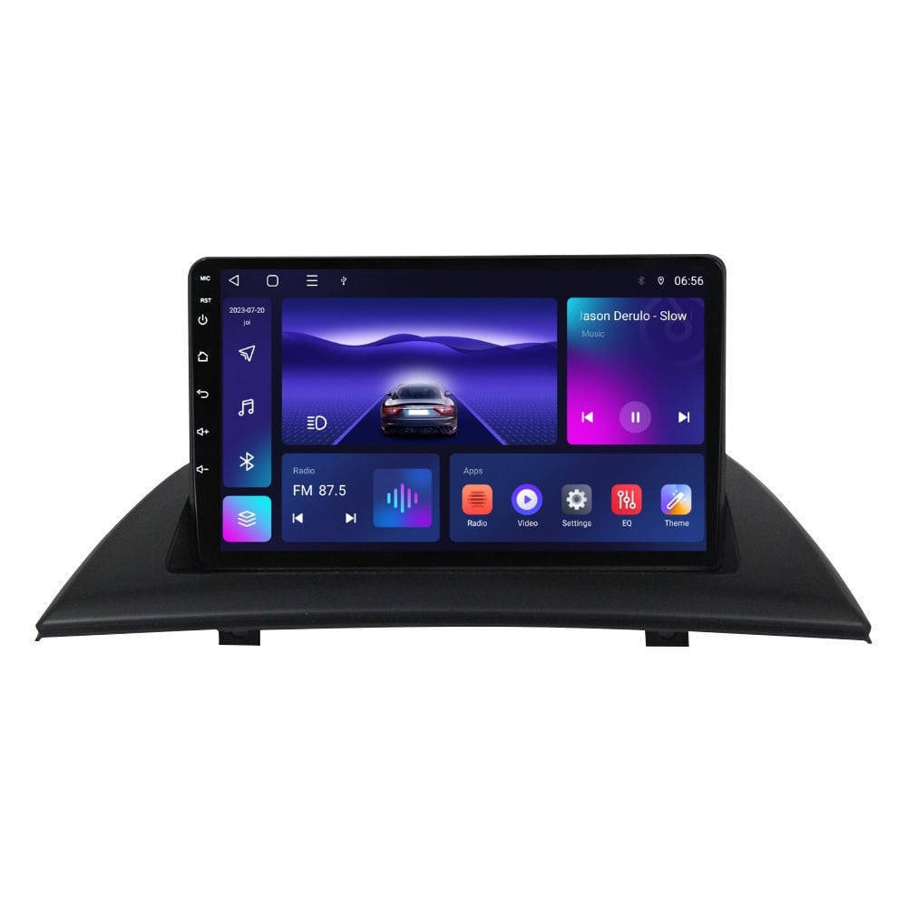 Navigatie dedicata cu Android BMW X3 (E83) 2003 - 2011, 3GB RAM, Radio GPS Dual Zone, Display HD QLED 9" Touchscreen, Internet Wi-Fi si slot SIM 4G, Bluetooth, MirrorLink, USB