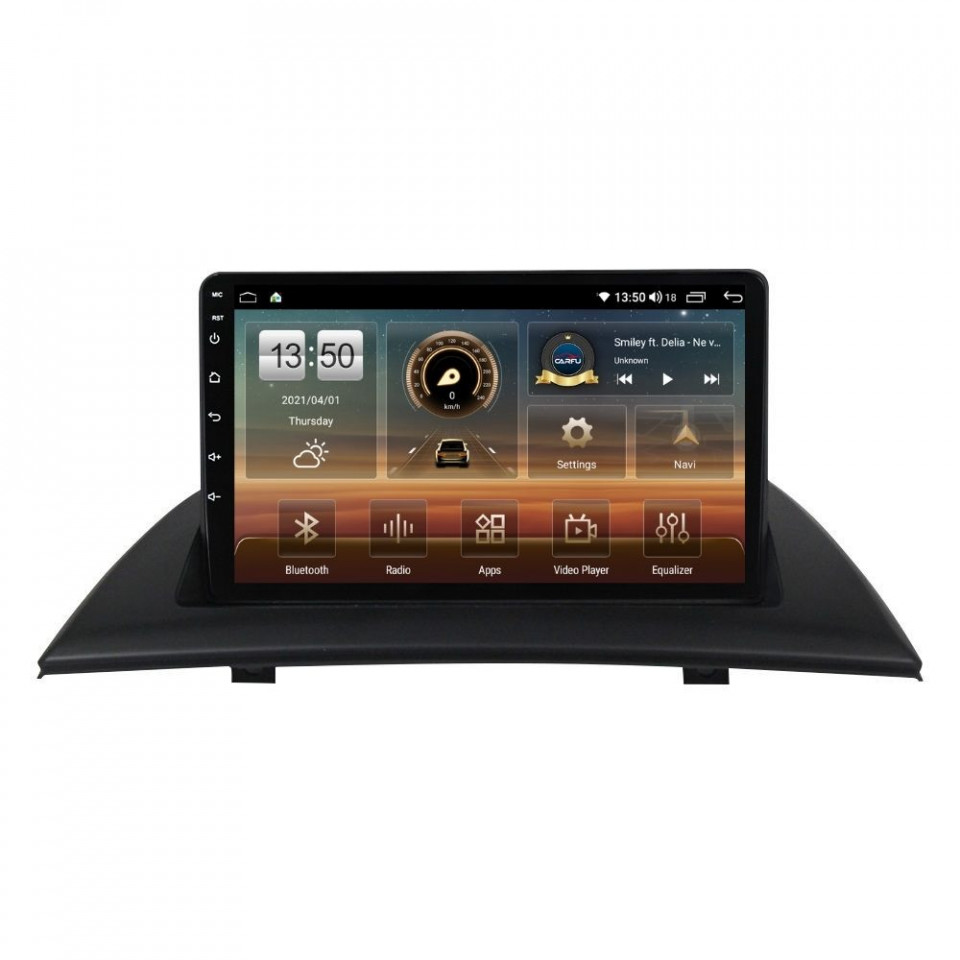 Navigatie dedicata cu Android BMW X3 (E83) 2003 - 2011, 4GB RAM, Radio GPS Dual Zone, Display HD QLED 9" Touchscreen, Internet Wi-Fi si slot SIM 4G, Bluetooth, MirrorLink, USB