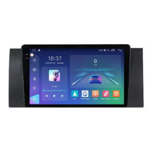 Navigatie dedicata cu Android BMW X5 (E53) 2000 - 2006, 8GB RAM, Radio GPS Dual Zone, Display 2K QLED 9.5" Touchscreen, Internet Wi-Fi si slot SIM 4G, Bluetooth, MirrorLink, USB