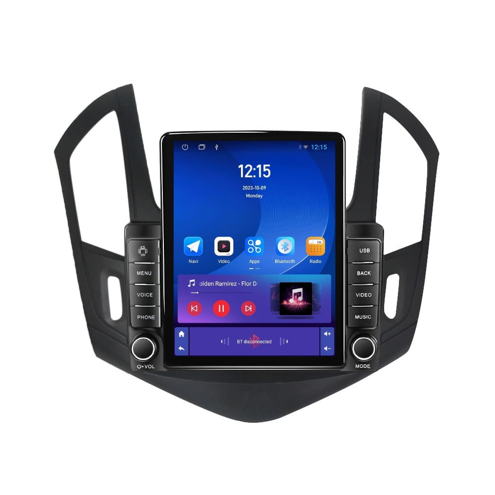 Navigatie dedicata cu Android Chevrolet Cruze 2013 - 2015, 1GB RAM, Radio GPS Dual Zone, Touchscreen IPS 9.7" HD tip Tesla, Internet Wi-Fi, Bluetooth, MirrorLink, USB