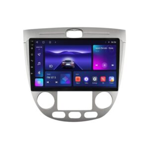 Navigatie dedicata cu Android Chevrolet Lacetti 2003 - 2010, clima automata, 3GB RAM, Radio GPS Dual Zone, Display HD QLED 9" Touchscreen, Internet Wi-Fi si slot SIM 4G, Bluetooth, MirrorLink, USB