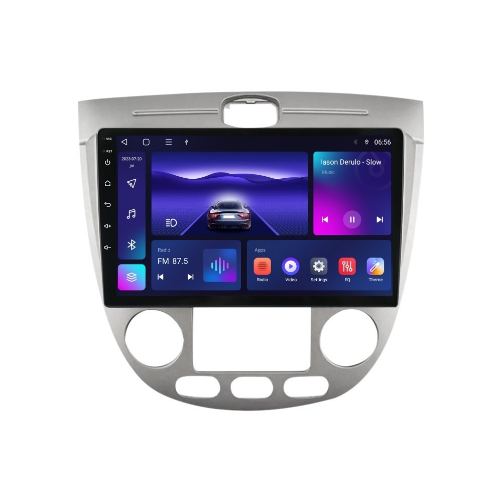 Navigatie dedicata cu Android Chevrolet Lacetti 2003 - 2010, clima automata, 3GB RAM, Radio GPS Dual Zone, Display HD QLED 9" Touchscreen, Internet Wi-Fi si slot SIM 4G, Bluetooth, MirrorLink, USB