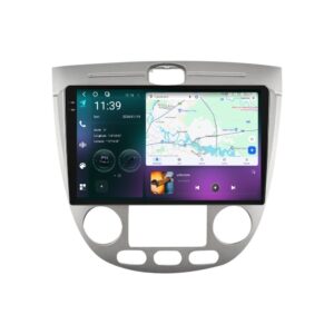 Navigatie dedicata cu Android Chevrolet Lacetti 2003 - 2010, clima automata, 12GB RAM, Radio GPS Dual Zone, Display 2K QLED 9.5" Touchscreen, Internet Wi-Fi si slot SIM 4G, Bluetooth, MirrorLink, USB
