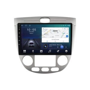 Navigatie dedicata cu Android Chevrolet Lacetti 2003 - 2010, clima automata, 2GB RAM, Radio GPS Dual Zone, Display HD QLED 9" Touchscreen, Internet Wi-Fi si slot SIM 4G, Bluetooth, MirrorLink, USB