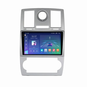 Navigatie dedicata cu Android Chrysler 300C 2004 - 2010, 4GB RAM, Radio GPS Dual Zone, Display 2K QLED 9.5" Touchscreen, Internet Wi-Fi si slot SIM 4G, Bluetooth, MirrorLink, USB