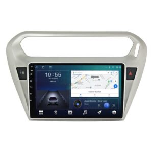 Navigatie dedicata cu Android Citroen C-Elysee 2012 - 2021, 2GB RAM, Radio GPS Dual Zone, Display HD QLED 9" Touchscreen, Internet Wi-Fi si slot SIM 4G, Bluetooth, MirrorLink, USB