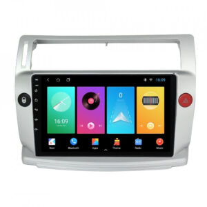 Navigatie dedicata cu Android Citroen C4 I 2004 - 2009, 2GB RAM, Radio GPS Dual Zone, Display HD IPS 9" Touchscreen, Internet Wi-Fi, Bluetooth, MirrorLink, USB