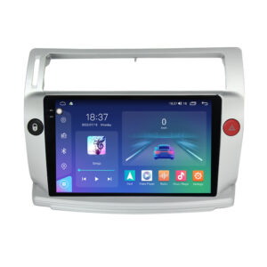 Navigatie dedicata cu Android Citroen C4 I 2004 - 2009, 8GB RAM, Radio GPS Dual Zone, Display 2K QLED 9.5" Touchscreen, Internet Wi-Fi si slot SIM 4G, Bluetooth, MirrorLink, USB