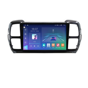 Navigatie dedicata cu Android Citroen C5 Aircross dupa 2018, 8GB RAM, Radio GPS Dual Zone, Display 2K QLED 9.5" Touchscreen, Internet Wi-Fi si slot SIM 4G, Bluetooth, MirrorLink, USB