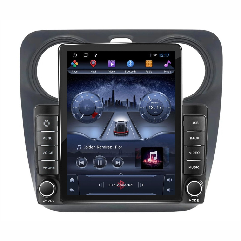 Navigatie dedicata cu Android Dacia Lodgy dupa 2012, 2GB RAM, Radio GPS Dual Zone, Touchscreen IPS 9.7" HD tip Tesla, Internet Wi-Fi, Bluetooth, MirrorLink, USB
