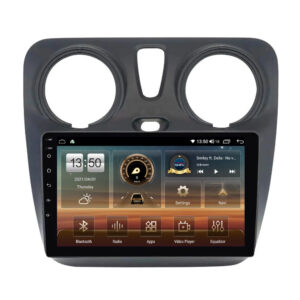 Navigatie dedicata cu Android Dacia Lodgy dupa 2012, 4GB RAM, Radio GPS Dual Zone, Display HD QLED 9" Touchscreen, Internet Wi-Fi si slot SIM 4G, Bluetooth, MirrorLink, USB