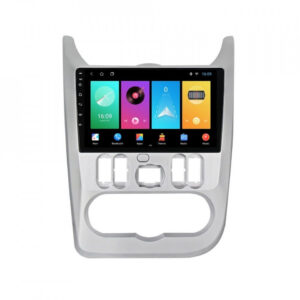 Navigatie dedicata cu Android Dacia Logan I 2008 - 2013, 1GB RAM, Radio GPS Dual Zone, Display HD IPS 9" Touchscreen, Internet Wi-Fi, Bluetooth, MirrorLink, USB