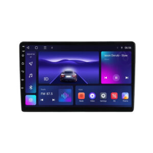 Navigatie dedicata cu Android Dacia Spring dupa 2020, 3GB RAM, Radio GPS Dual Zone, Display HD QLED 9" Touchscreen, Internet Wi-Fi si slot SIM 4G, Bluetooth, MirrorLink, USB