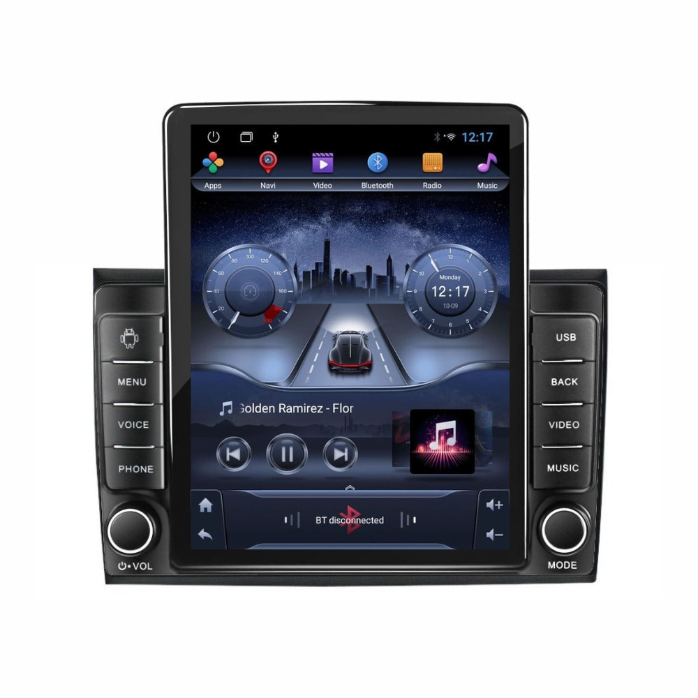 Navigatie dedicata cu Android Fiat Bravo 2007 - 2016, 2GB RAM, Radio GPS Dual Zone, Touchscreen IPS 9.7" HD tip Tesla, Internet Wi-Fi, Bluetooth, MirrorLink, USB