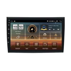 Navigatie dedicata cu Android Fiat Bravo 2007 - 2016, 4GB RAM, Radio GPS Dual Zone, Display HD QLED 9" Touchscreen, Internet Wi-Fi si slot SIM 4G, Bluetooth, MirrorLink, USB