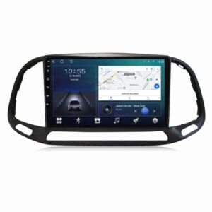 Navigatie dedicata cu Android Fiat Doblo dupa 2015, 2GB RAM, Radio GPS Dual Zone, Display HD QLED 9" Touchscreen, Internet Wi-Fi si slot SIM 4G, Bluetooth, MirrorLink, USB