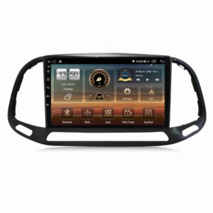 Navigatie dedicata cu Android Fiat Doblo dupa 2015, 4GB RAM, Radio GPS Dual Zone, Display HD QLED 9" Touchscreen, Internet Wi-Fi si slot SIM 4G, Bluetooth, MirrorLink, USB
