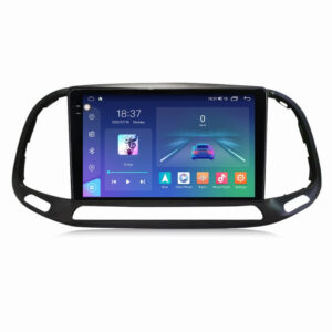 Navigatie dedicata cu Android Fiat Doblo dupa 2015, 8GB RAM, Radio GPS Dual Zone, Display 2K QLED 9.5" Touchscreen, Internet Wi-Fi si slot SIM 4G, Bluetooth, MirrorLink, USB