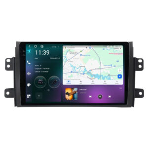 Navigatie dedicata cu Android Fiat Sedici 2006 - 2015, 12GB RAM, Radio GPS Dual Zone, Display 2K QLED 9.5" Touchscreen, Internet Wi-Fi si slot SIM 4G, Bluetooth, MirrorLink, USB