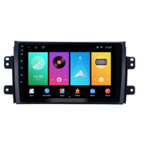 Navigatie dedicata cu Android Fiat Sedici 2006 - 2015, 1GB RAM, Radio GPS Dual Zone, Display HD IPS 9" Touchscreen, Internet Wi-Fi, Bluetooth, MirrorLink, USB